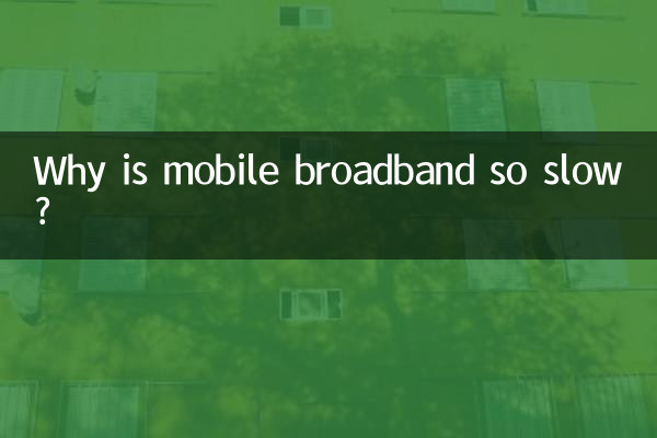 Почему мобильная широкополосная связь такая медленная?