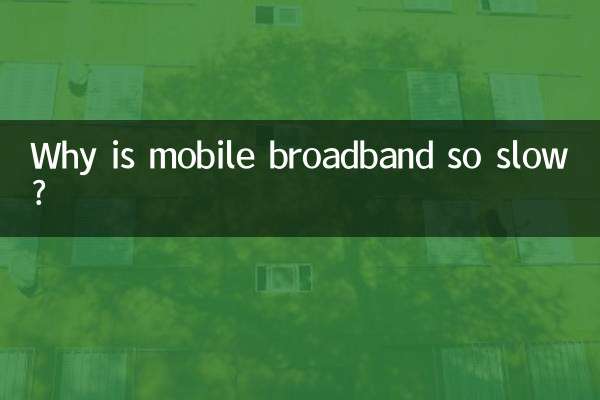 Почему мобильная широкополосная связь такая медленная?