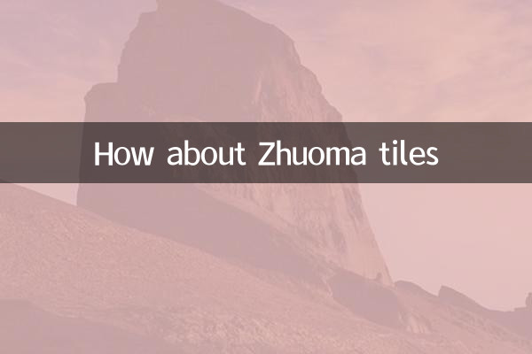 Que diriez-vous des carreaux Zhuoma