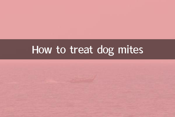 Comment traiter les acariens du chien