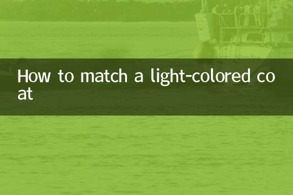 Comment assortir un manteau de couleur claire