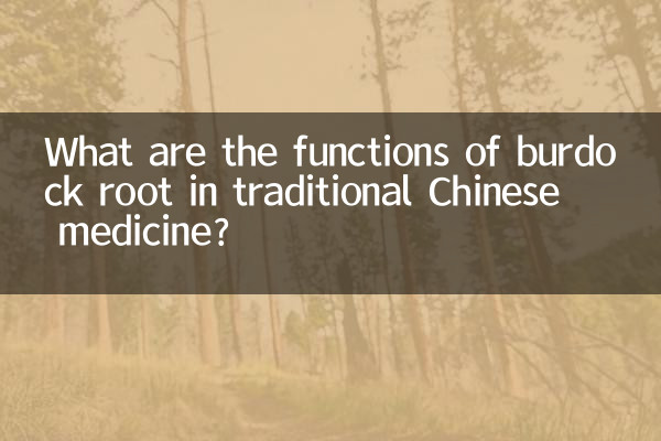 ¿Cuáles son las funciones de la raíz de bardana en la medicina tradicional china?