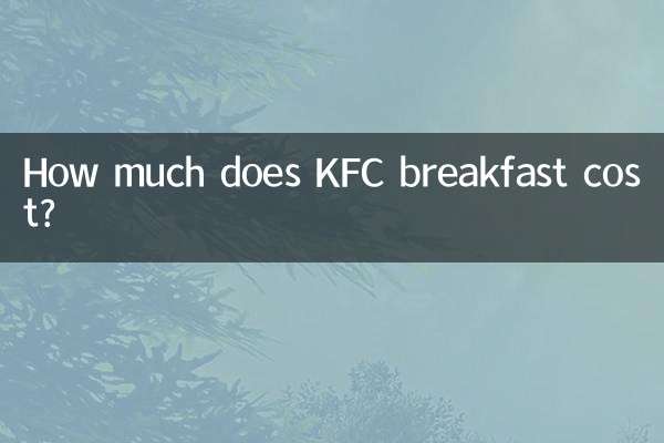 Quanto costa la colazione KFC?