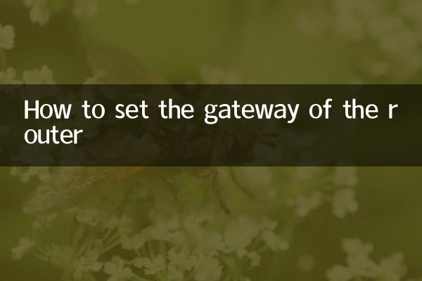 So stellen Sie das Gateway des Routers ein