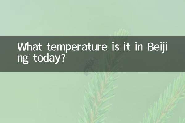 आज बीजिंग में कितना तापमान है?