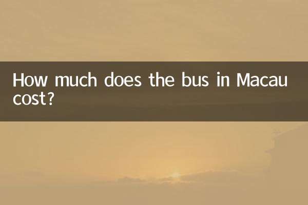 Quanto costa l'autobus a Macao?