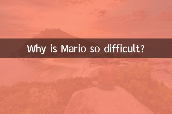 Por que Mario é tão difícil?