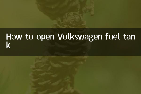 Come aprire il serbatoio del carburante Volkswagen