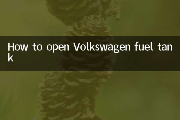 Come aprire il serbatoio del carburante Volkswagen