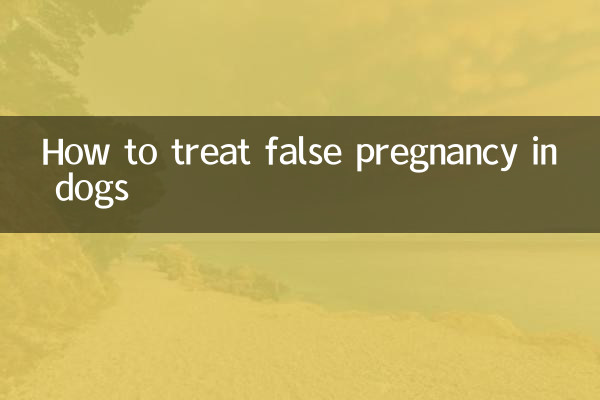 Cómo tratar el embarazo falso en perros