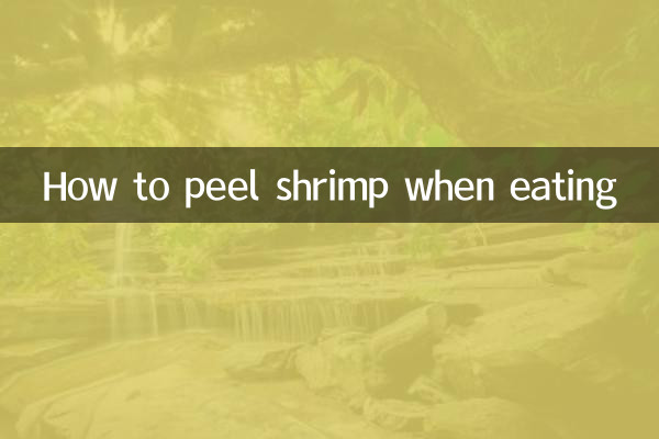 Cómo pelar camarones al comer