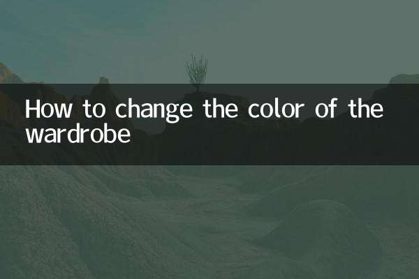 Como mudar a cor do guarda-roupa