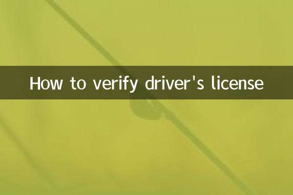 كيفية التحقق من رخصة القيادة