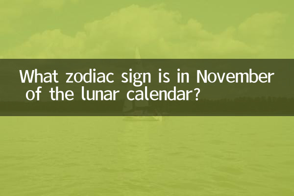 চন্দ্র ক্যালেন্ডারের নভেম্বরে কোন রাশিচক্রের চিহ্ন?