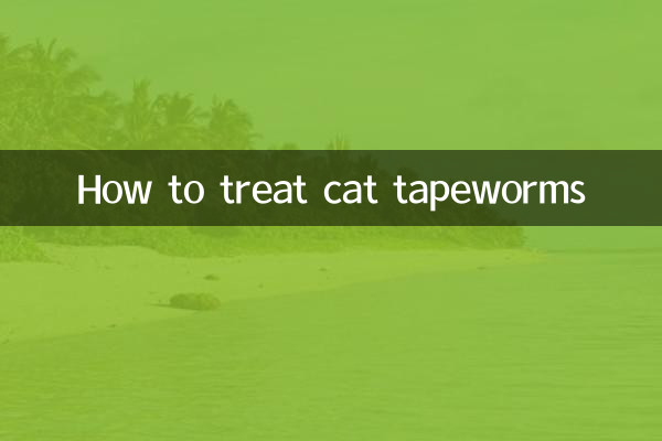 Cómo tratar las tenias de los gatos