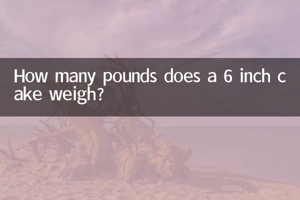 6寸蛋糕多少磅