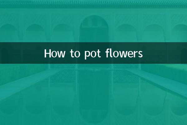 How to pot flowers