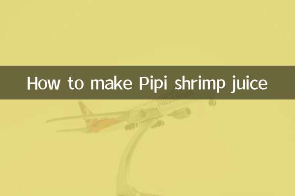 Como fazer suco de camarão Pipi