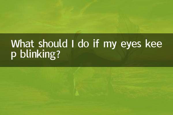 Was soll ich tun, wenn meine Augen ständig blinzeln?