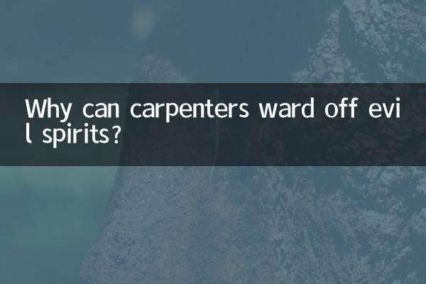 Por que os carpinteiros podem afastar os maus espíritos?