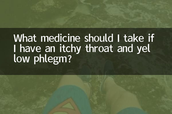 Welche Medikamente sollte ich einnehmen, wenn ich Halsjucken und gelben Schleim habe?