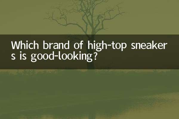 ¿Qué marca de zapatillas altas es atractiva?
