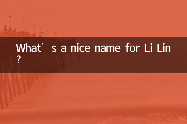 লি লিনের একটি সুন্দর নাম কি?