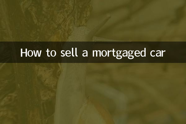 Cómo vender un coche hipotecado