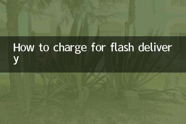 How to charge for flash delivery