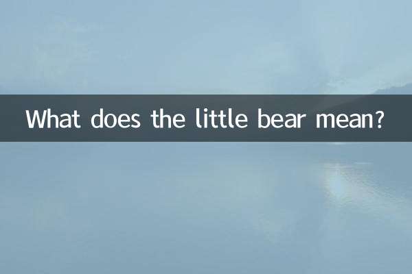 小熊的寓意是什麼