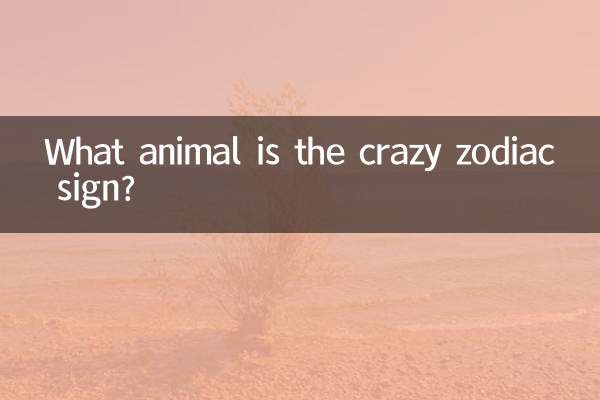 What animal is the crazy zodiac sign?