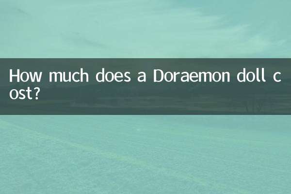 How much does a Doraemon doll cost?