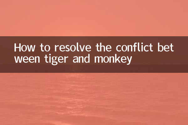 Как решить конфликт между тигром и обезьяной