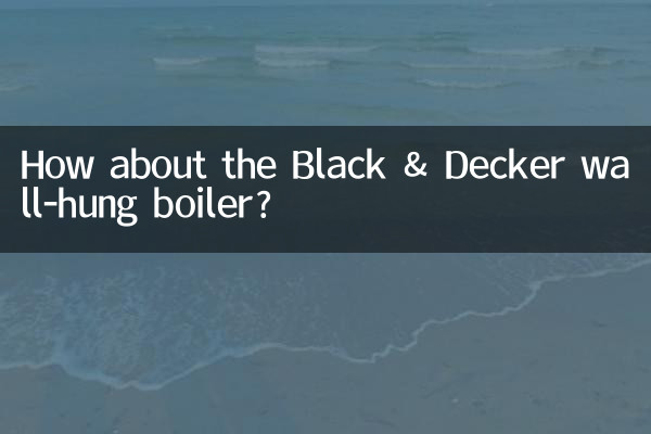 بلیک اینڈ ڈیکر وال ہنگ بوائلر کے بارے میں کیا خیال ہے؟