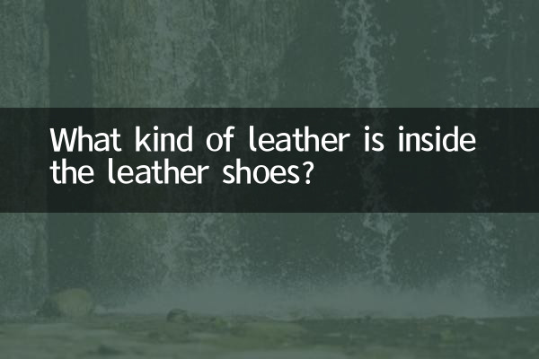 داخل کفش چرمی چه نوع چرمی است؟