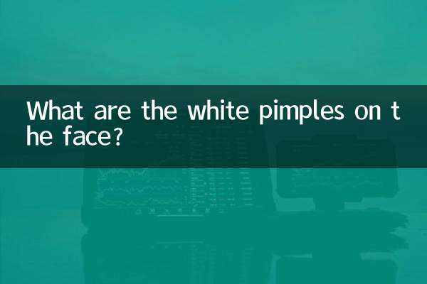 Quais são as espinhas brancas no rosto?