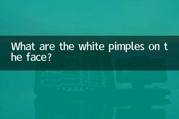 Quais são as espinhas brancas no rosto?