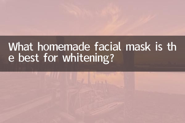 Qual máscara facial caseira é mais indicada para clareamento?