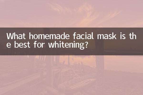 Qual máscara facial caseira é mais indicada para clareamento?