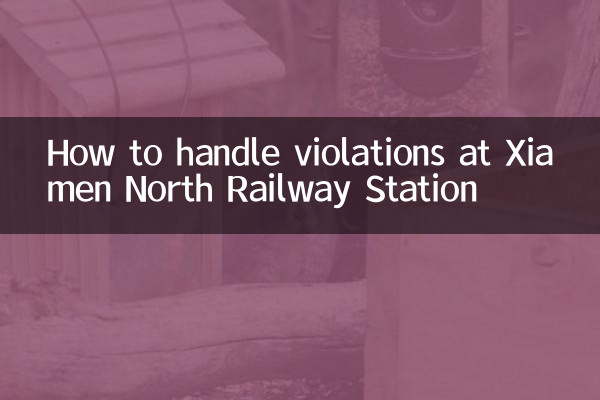 廈門北站違章怎麼處理