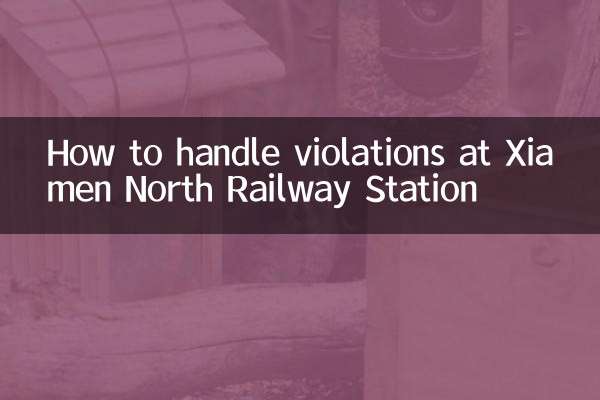 Как бороться с нарушениями на Северном железнодорожном вокзале Сямэнь