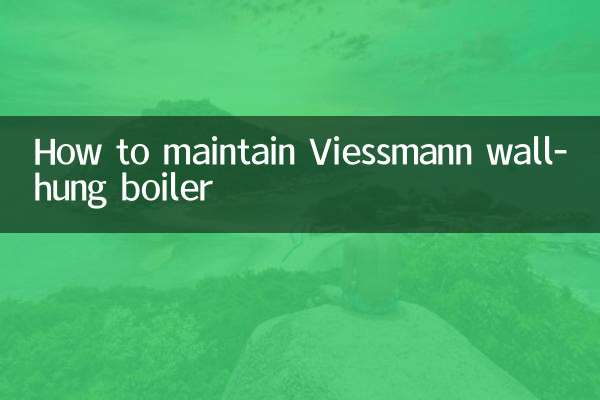 Cómo mantener la caldera mural Viessmann