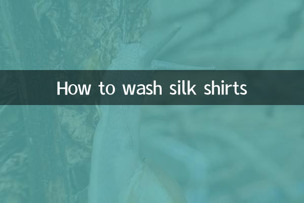 How to wash silk shirts