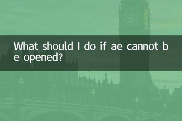 Cosa devo fare se non è possibile aprire ae?