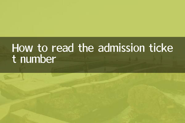 入場券番号の見方