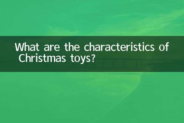 کرسمس کے کھلونوں کی خصوصیات کیا ہیں؟