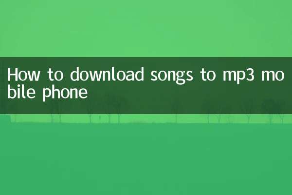 Cómo descargar canciones al teléfono móvil mp3.