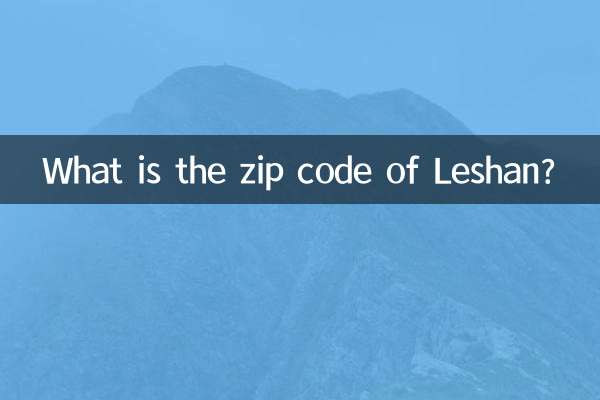 乐山邮编是多少