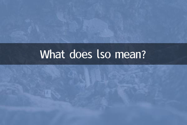 lso是什么意思
