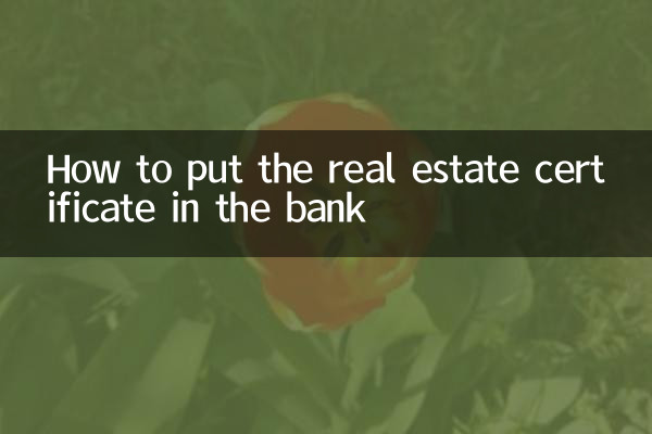 Come depositare il certificato immobiliare in banca